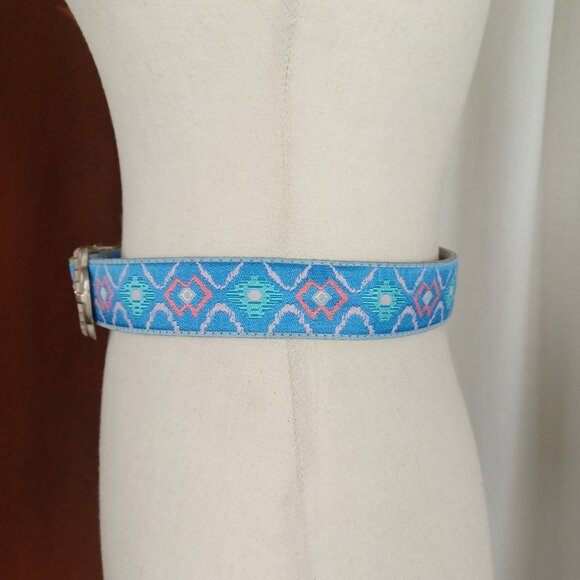Vintage Southwestern Embroidered Belt, 29 - 32" - Picture 4 of 12